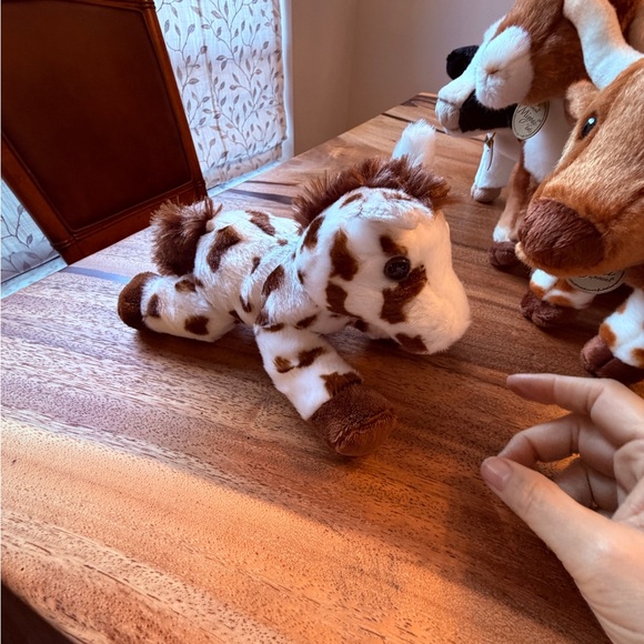 Plush Cow Home Accent Decor - Brown and White - Picture 3 of 4